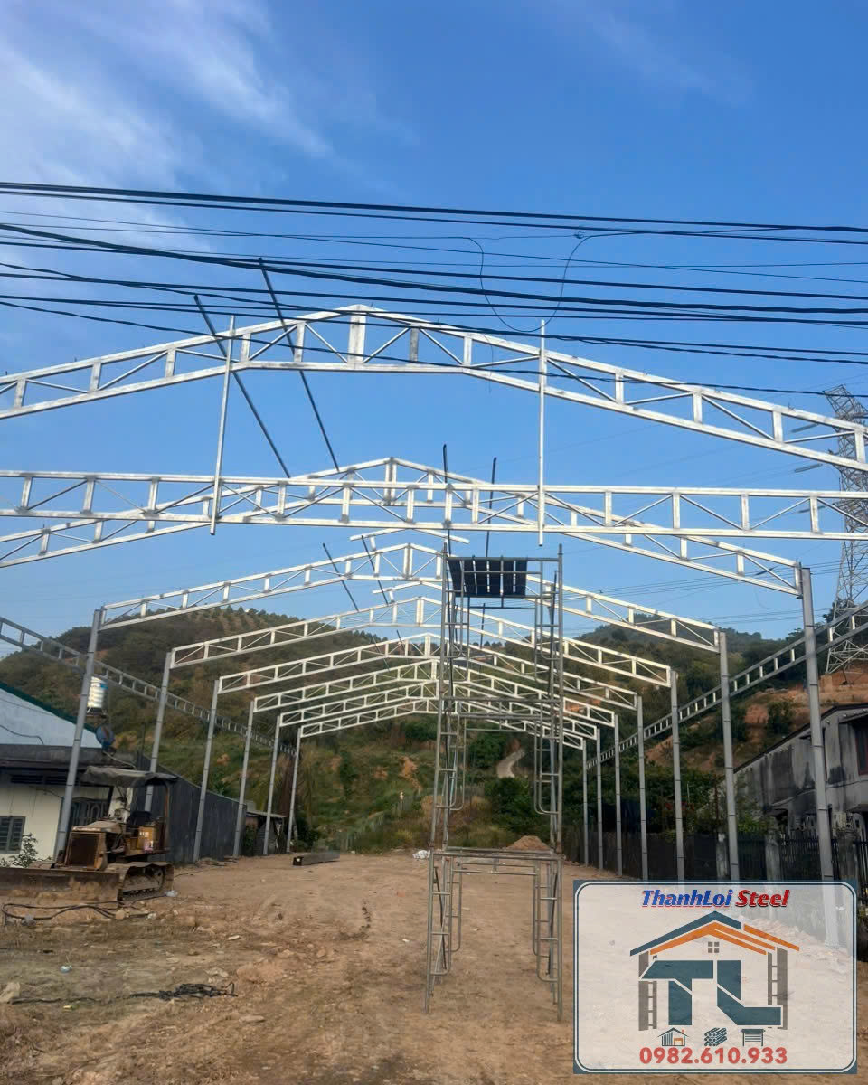 Thi công lắp dựng nhà khung thép - Hộ Kinh Doanh Cửa Hàng Kinh Doanh Dịch Vụ Thành Lợi